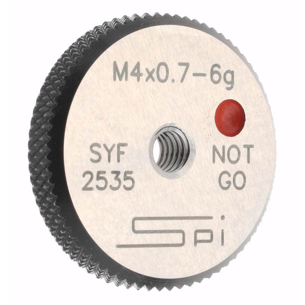SPI 34-470-5 Threaded Ring Gage: M4 x 0.70 Thread, Metric, Class 6G, No Go Image