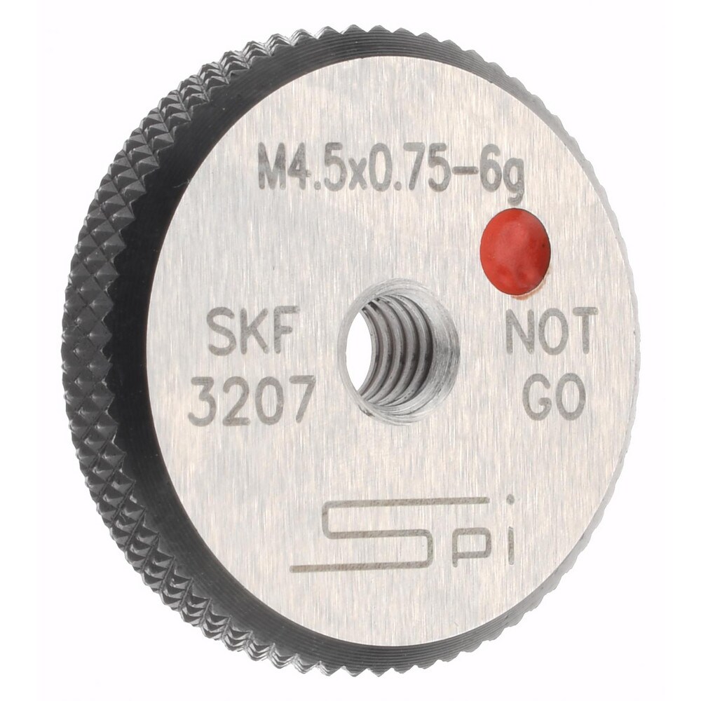 SPI 34-472-1 Threaded Ring Gage: M4.5 x 0.75 Thread, Metric, Class 6G, No Go Image