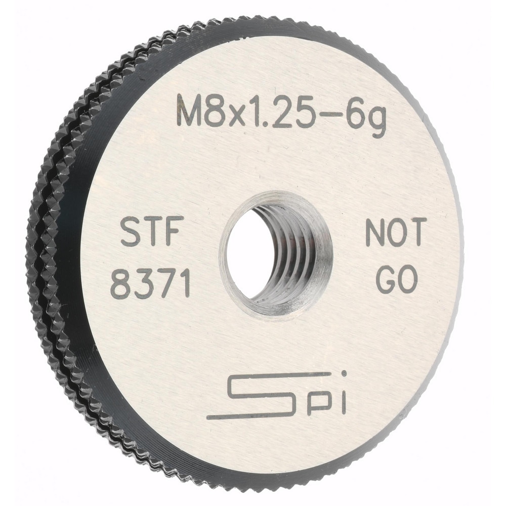 SPI 34-482-0 Threaded Ring Gage: M8 x 1.25 Thread, Metric, Class 6G, No Go Image