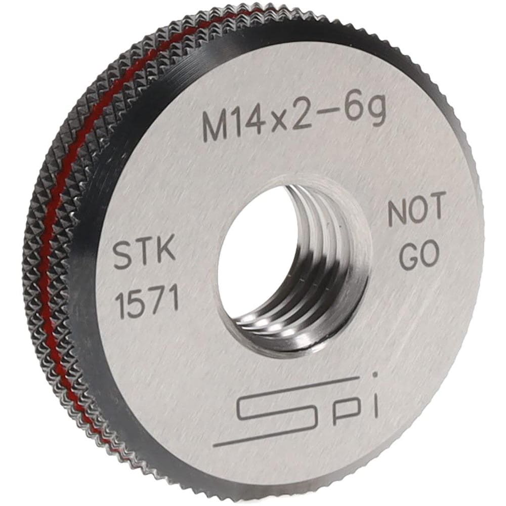 Threaded Ring Gage: M14 x 2.00 Thread, Metric, Class 6G, No Go