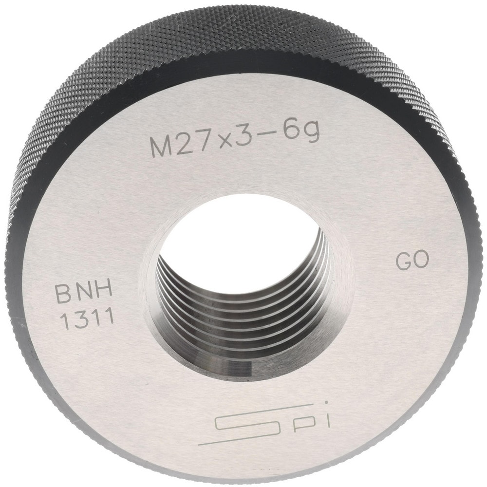 Threaded Ring Gage: M27 x 3.00 Thread, Class 6G, Go