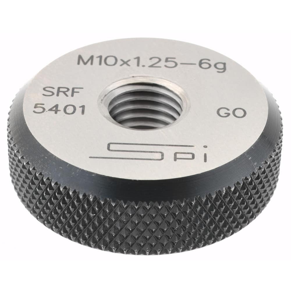SPI - Threaded Ring Gage: M10 x 1.25 Thread, Metric, Class 6G, Go ...