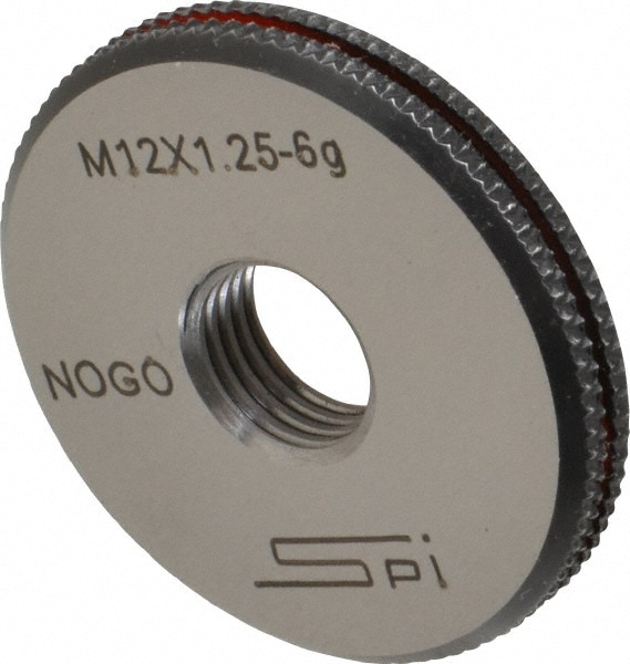 Threaded Ring Gage: M12 x 1.25 Thread, Metric, Class 6G, No Go