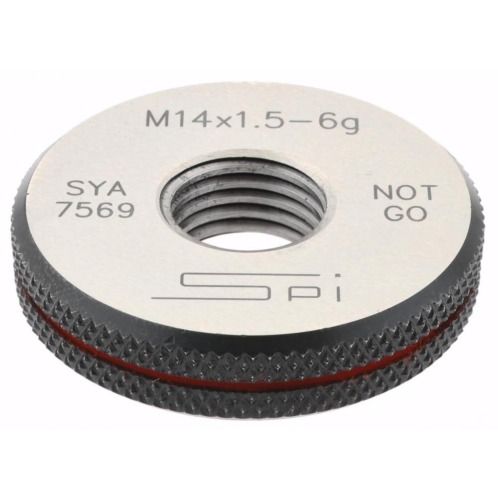 SPI - Threaded Ring Gage: M14 x 1.50 Thread, Metric, Class 6G, No Go ...