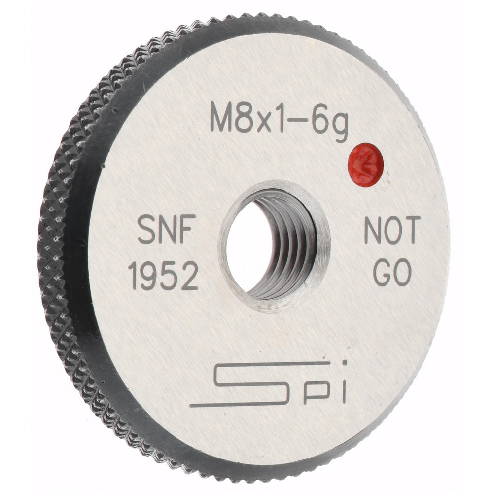 SPI 34-480-4 Threaded Ring Gage: M8 x 1.00 Thread, Metric, Class 6G, No Go Image