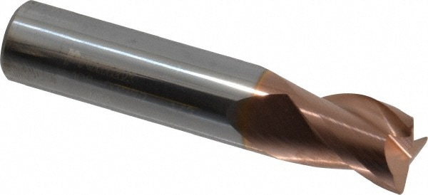 ProMax 106-03222 Corner Radius End Mill: 1/2" Dia, 5/8" LOC, 0.02" Radius, 3 Flutes, Solid Carbide Image