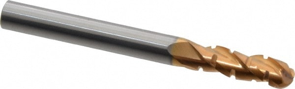 ProMax 122-01612 Ball End Mill: 0.25" Dia, 0.75" LOC, 3 Flute, Solid Carbide Image