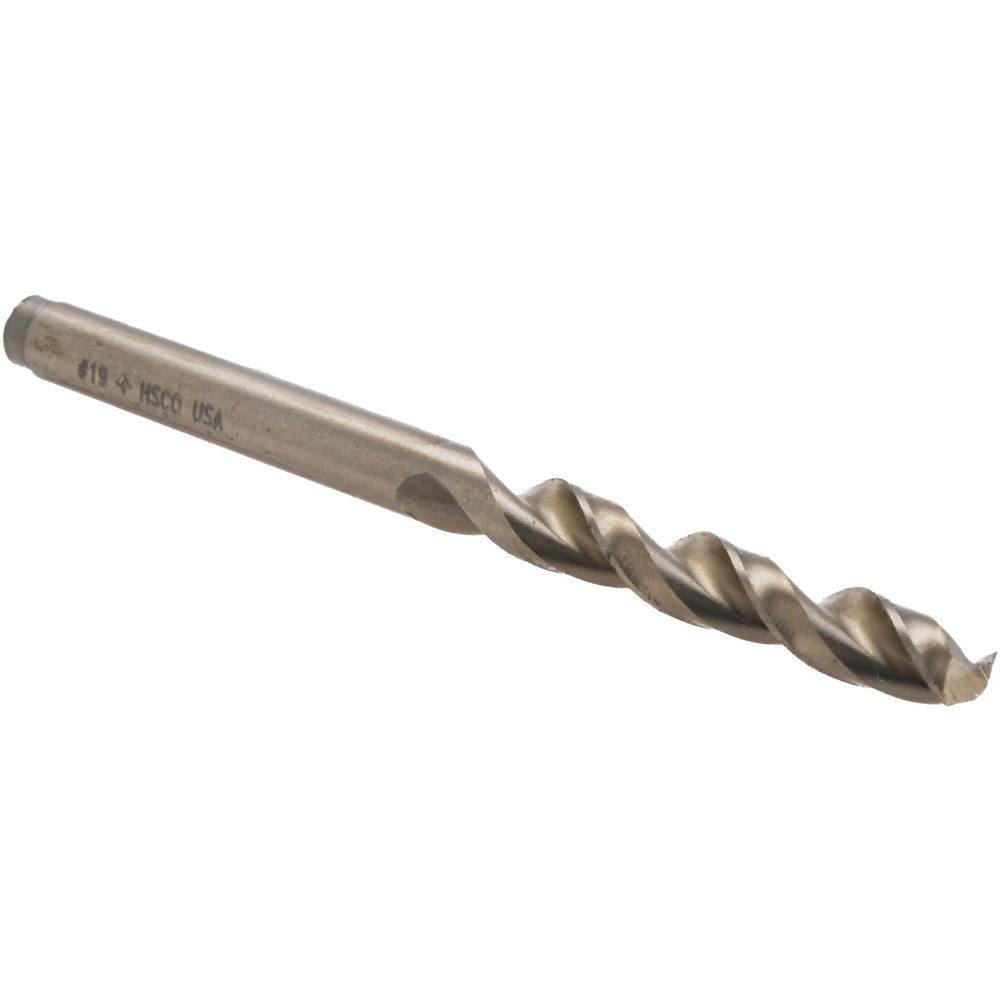Photos - Nail / Screw / Fastener Cleveland Screw Machine Drill Bit: #19  Dia, 135 deg, Cobalt - TiN Finish, 2-1/8" OAL, Right Hand Cut, 2 Flute, Para (0.1660)