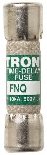 Cooper Bussmann FNQ-1/4 Cartridge Time Delay Fuse: 0.25 A, 10.3 mm Dia Image