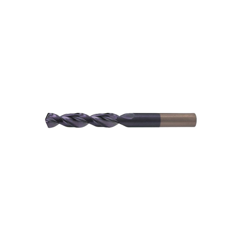 Screw Machine Drill Bit: #16 (0.1770) Dia, 135 deg, Cobalt - TiAlN Finish, 2-3/16" OAL, Right Hand Cut, 2 Flute, Parabolic Flute, Straight-Cylindrical Shank, Series 2175-TA