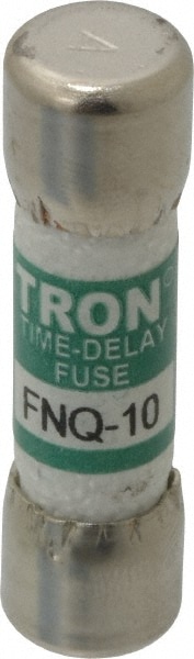 Cooper Bussmann FNQ-10 Cartridge Time Delay Fuse: 10 A, 10.3 mm Dia Image