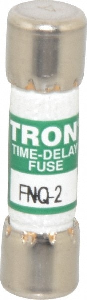 Cooper Bussmann FNQ-2 Cartridge Time Delay Fuse: 2 A, 10.3 mm Dia Image