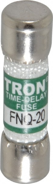 Cooper Bussmann FNQ-20 Cartridge Time Delay Fuse: 20 A, 10.3 mm Dia Image