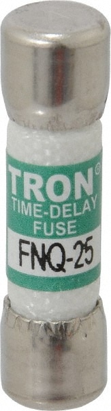 Cooper Bussmann FNQ-25 Cartridge Time Delay Fuse: 25 A, 10.3 mm Dia Image