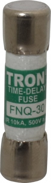 Cooper Bussmann FNQ-30 Cartridge Time Delay Fuse: 30 A, 10.3 mm Dia Image