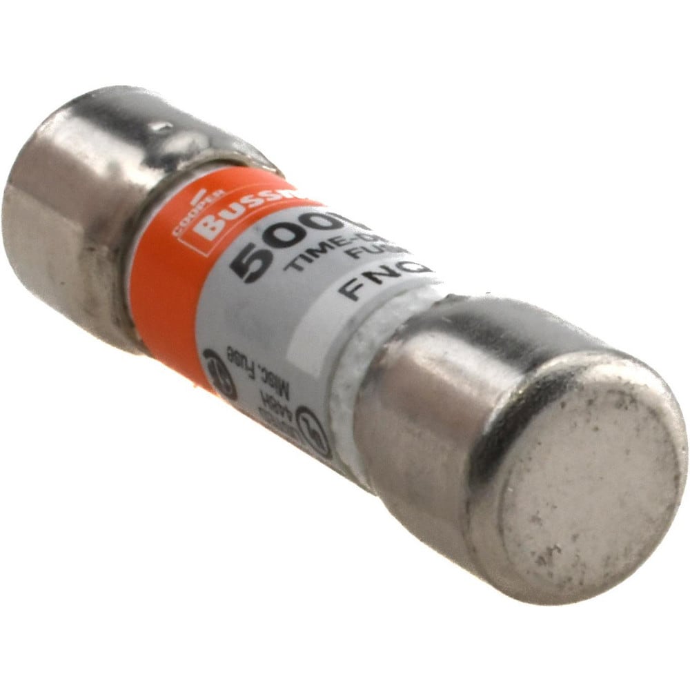 Cooper Bussmann Cartridge Time Delay Fuse: 6 A, 10.3 mm Dia - 500V, 10 kA at AC, Fiber | 10-Pack | Part #FNQ-6 -  Eaton Bussmann