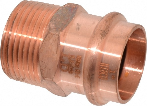 NIBCO - Cast Copper Pipe Union: 1/2" Fitting, C X M, Pressure Fitting
