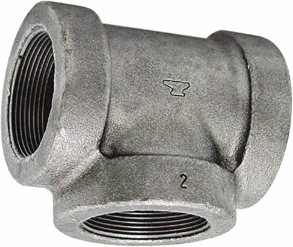 Black Pipe Fittings: Fitting Type: Tee; Fitting Size: 1"; End Connections: FPT; Material: Cast Iron - Cast Iron, ASME B1.20.1, ASME-B16.4, ASTM A126 (A), ASTM A153, FM Approved, Federal Specifications & cULus Listed, Class 125
