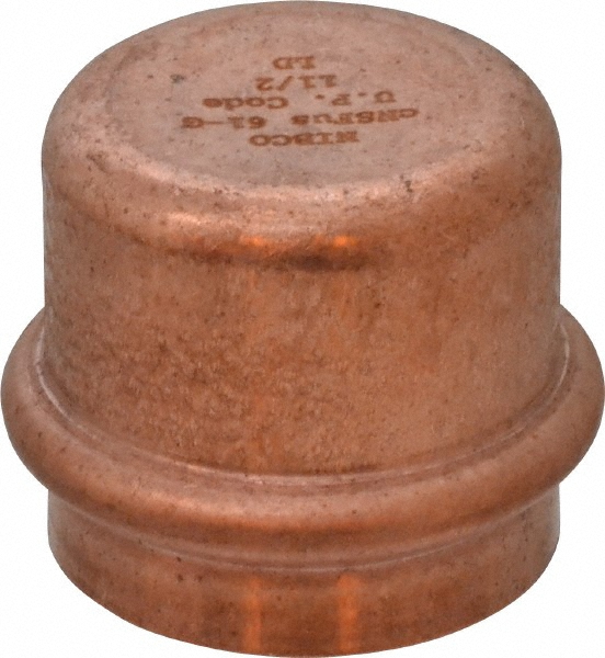 NIBCO Wrot Copper Pipe End Cap 11/2" Fitting, P, Press Fitting
