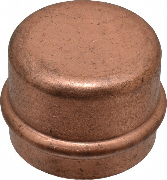 NIBCO Wrot Copper Pipe End Cap 2" Fitting, P, Press Fitting, Lead