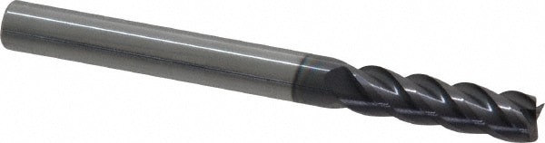 ProMax 111-01214 Square End Mill: 3/16 Dia, 5/8 LOC, 3/16 Shank Dia, 2 OAL, 4 Flutes, Solid Carbide Image