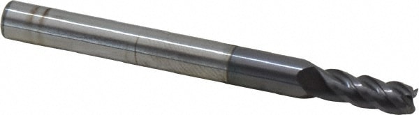 ProMax 111-01024 Square End Mill: 5/32 Dia, 3/8 LOC, 3/16 Shank Dia, 2 OAL, 4 Flutes, Solid Carbide Image