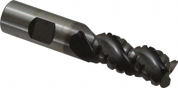 Cleveland C40035 Corner Radius End Mill: 3/4" Dia, 1-5/8" LOC, 0.12" Radius, 3 Flutes 