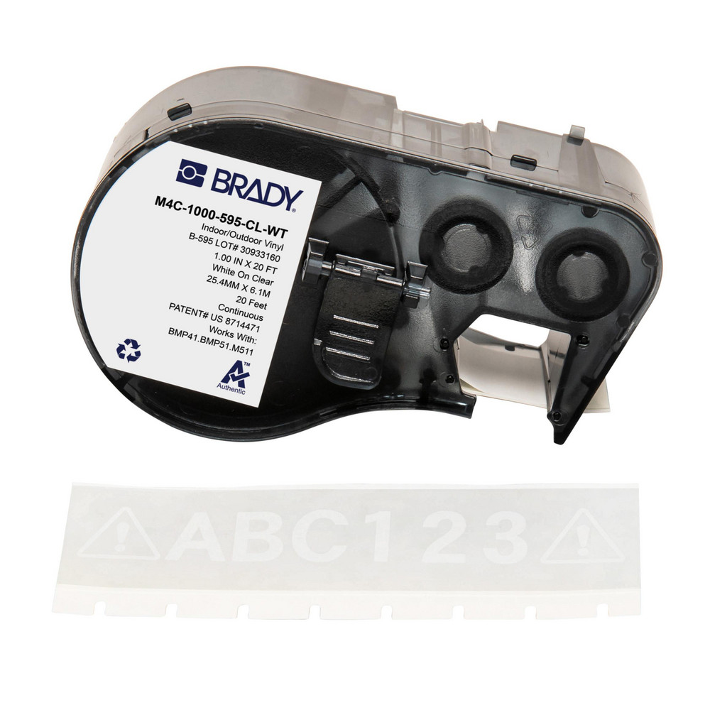 Brady Labels, Ribbons & Tapes; Application Label Printer Cartridge; Type Label Printer