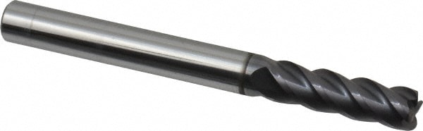 ProMax 129-41614 Corner Radius End Mill: 1/4" Dia, 3/4" LOC, 0.03" Radius, 4 Flutes, Solid Carbide Image