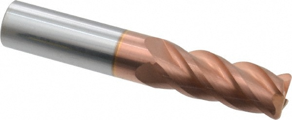 ProMax 129-63212 Corner Radius End Mill: 1/2" Dia, 1" LOC, 0.06" Radius, 4 Flutes, Solid Carbide Image