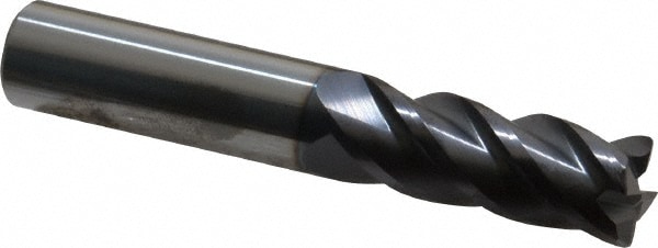 ProMax 129-43214 Corner Radius End Mill: 1/2" Dia, 1" LOC, 0.03" Radius, 4 Flutes, Solid Carbide Image