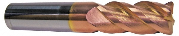 ProMax 129-64812 Corner Radius End Mill: 3/4" Dia, 1-1/2" LOC, 0.06" Radius, 4 Flutes, Solid Carbide 