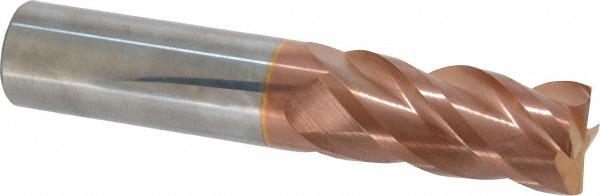 ProMax 129-84812 Corner Radius End Mill: 3/4" Dia, 1-1/2" LOC, 1/8" Radius, 4 Flutes, Solid Carbide 