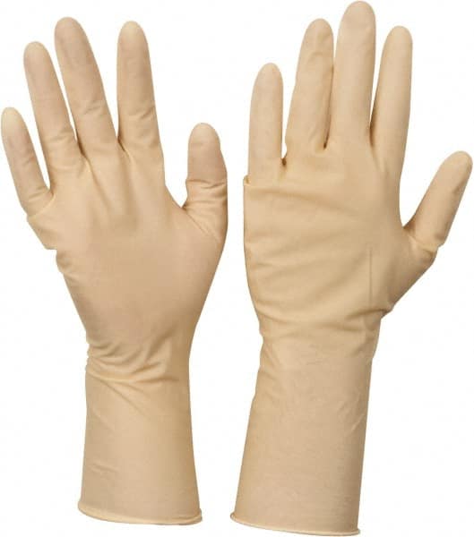 CleanTeam. 100-322400/L Disposable Gloves: Size Large, 5 mil, Latex 