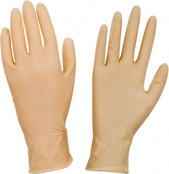 Disposable Gloves: Small, 5 mil Thick, Latex, Cleanroom Grade