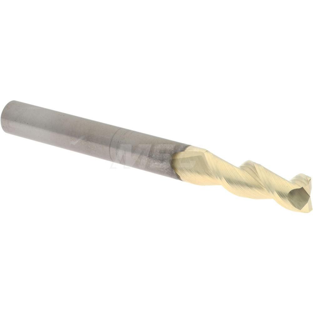 Accupro 25025012015C5 Corner Radius End Mill: 1/4" Dia, 3/4" LOC, 0.015" Radius, 2 Flutes, Solid Carbide Image