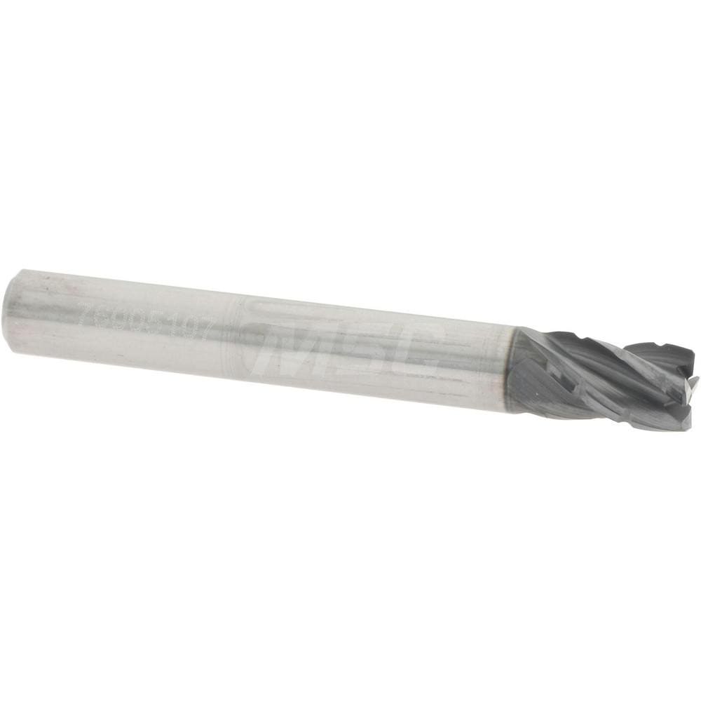 Accupro CBC446S2500C11 Corner Chamfer End Mill: 0.25" Dia, 0.375" LOC, 4 Flute, Solid Carbide 