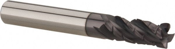 Accupro CBC4463125C11 Corner Chamfer End Mill: 0.3125" Dia, 0.8125" LOC, 4 Flute, Solid Carbide 