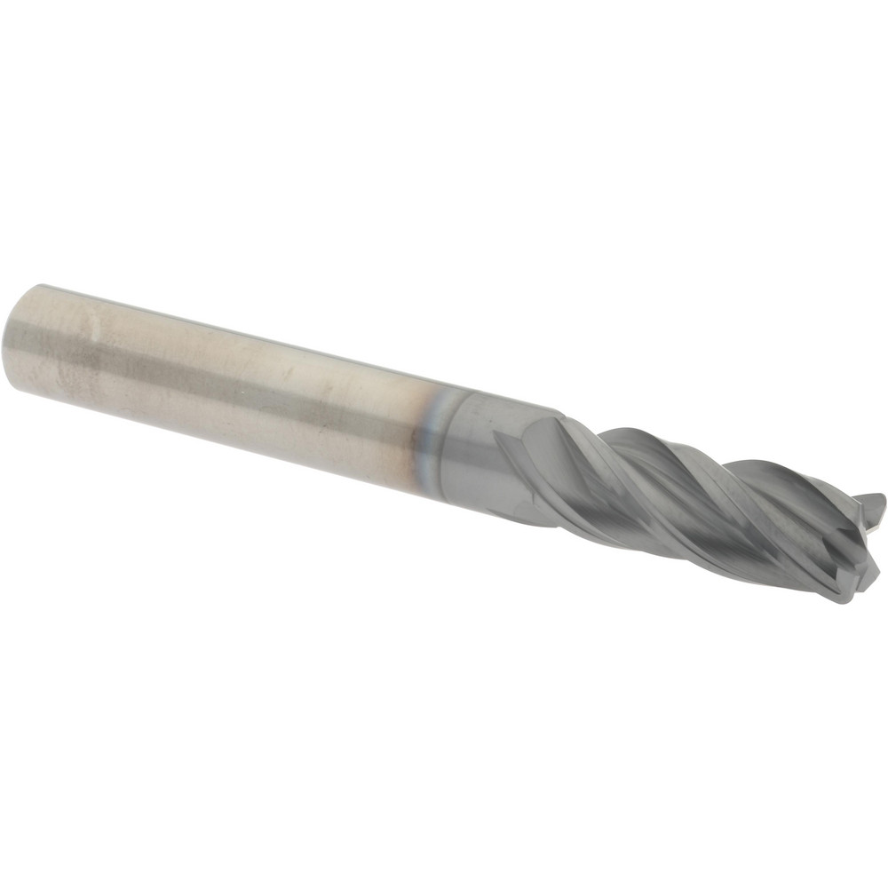 95168583 Corner Radius End Mill: 5/16" Dia, 13/16" LOC, 0.0300" Radius, 4 Flute, Solid Carbide  