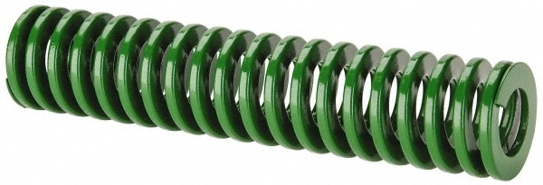 Dayton Lamina 9-2428-11 Die Spring: 1-1/2" Hole Dia, 3/4" Rod Dia, 7" Free Length, Green 