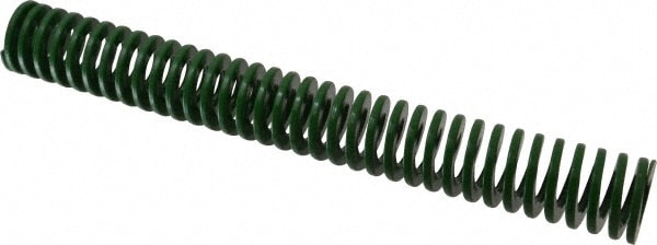 Dayton Lamina 9-2448-11 Die Spring: 1-1/2" Hole Dia, 3/4" Rod Dia, 12" Free Length, Green Image