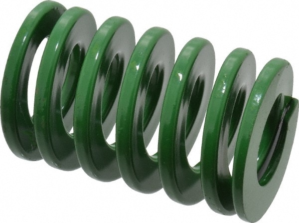 Dayton Lamina 9-3212-11 Die Spring: 2" Hole Dia, 1" Rod Dia, 3" Free Length, Green Image