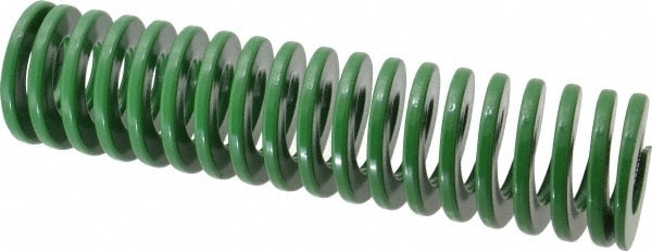 Dayton Lamina 9-3232-11 Die Spring: 2" Hole Dia, 1" Rod Dia, 8" Free Length, Green 