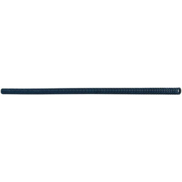 Die Spring: 3/8" Hole Dia, 3/16" Rod Dia, 12" Free Length, Blue
