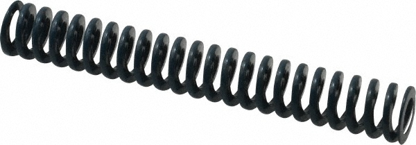 Die Spring: 1/2" Hole Dia, 9/32" Rod Dia, 3-1/2" Free Length, Blue