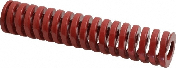 Dayton Lamina 9-2024-26 Die Spring: 1-1/4" Hole Dia, 5/8" Rod Dia, 6" Free Length, Red Image