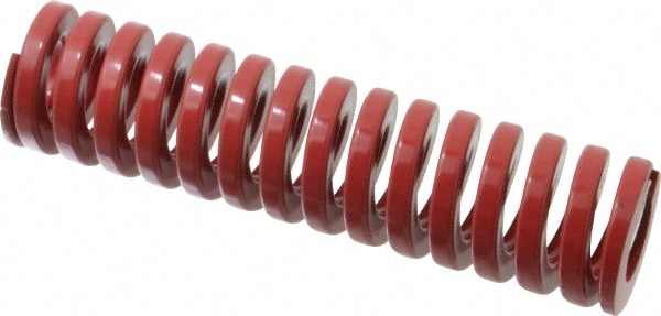 Dayton Lamina 9-2424-26 Die Spring: 1-1/2" Hole Dia, 3/4" Rod Dia, 6" Free Length, Red Image