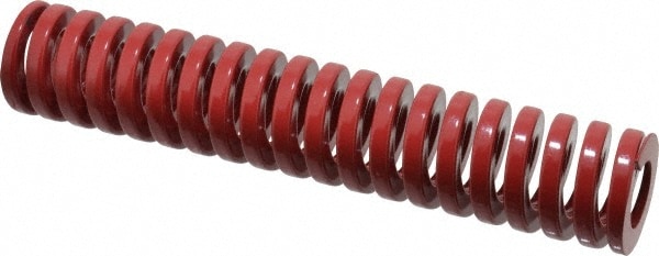 Dayton Lamina 9-2432-26 Die Spring: 1-1/2" Hole Dia, 3/4" Rod Dia, 8" Free Length, Red 