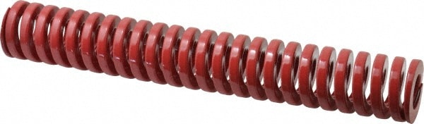 Dayton Lamina 9-2440-26 Die Spring: 1-1/2" Hole Dia, 3/4" Rod Dia, 10" Free Length, Red 