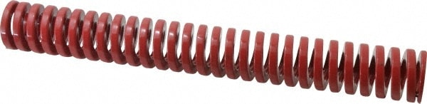 Dayton Lamina 9-2448-26 Die Spring: 1-1/2" Hole Dia, 3/4" Rod Dia, 12" Free Length, Red 